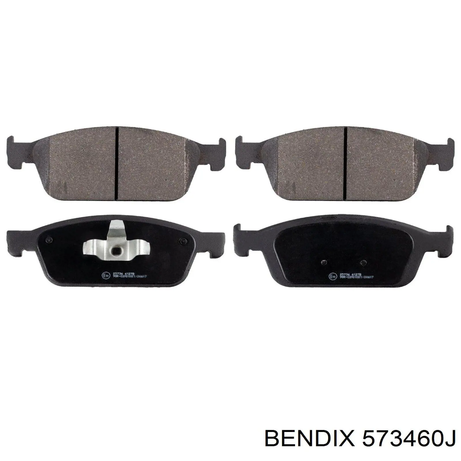 573460J Jurid/Bendix Колодки передние