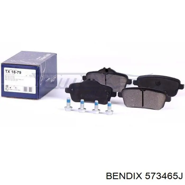 Задние дисковые колодки Jurid/Bendix 573465J