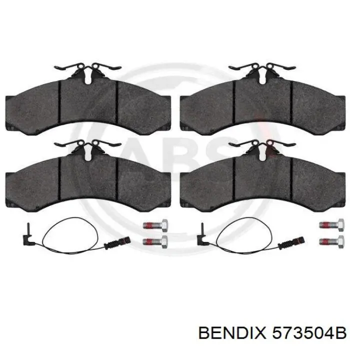 Купить 573504B Jurid/Bendix Колодки тормозные