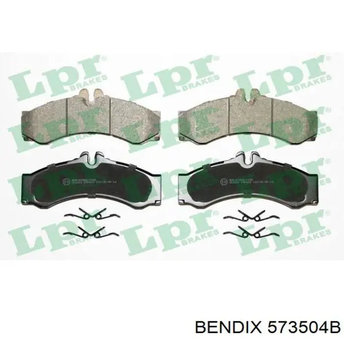 573504B Jurid/Bendix Колодки передние
