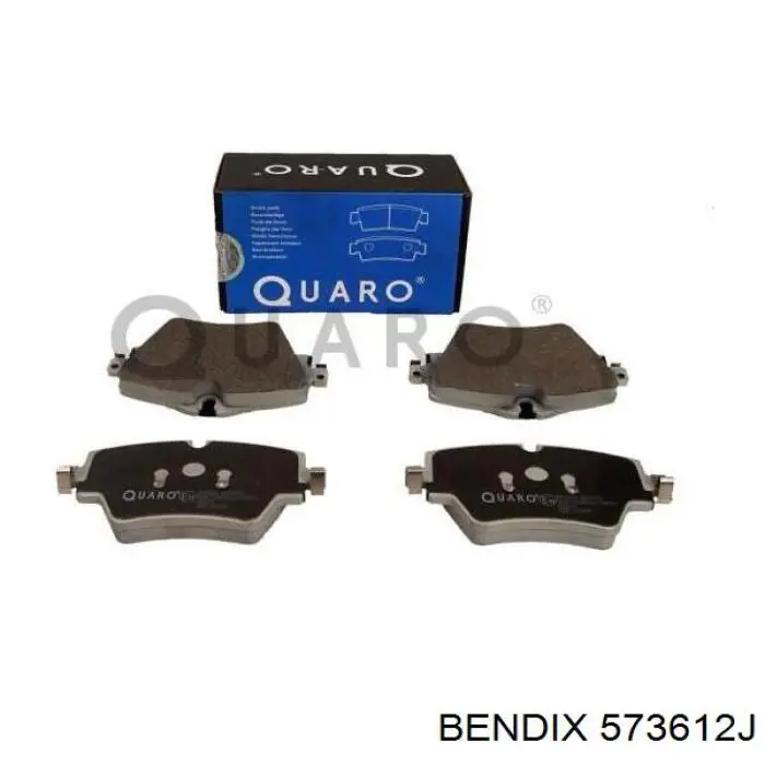 Передние тормозные колодки 573612J Jurid/Bendix