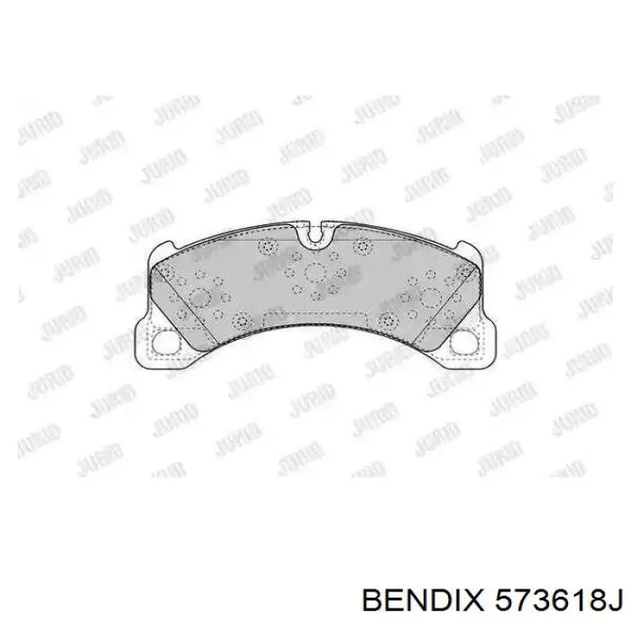 573618J Jurid/Bendix передние тормозные колодки