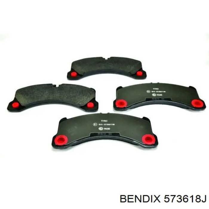 Передние тормозные колодки 573618J Jurid/Bendix