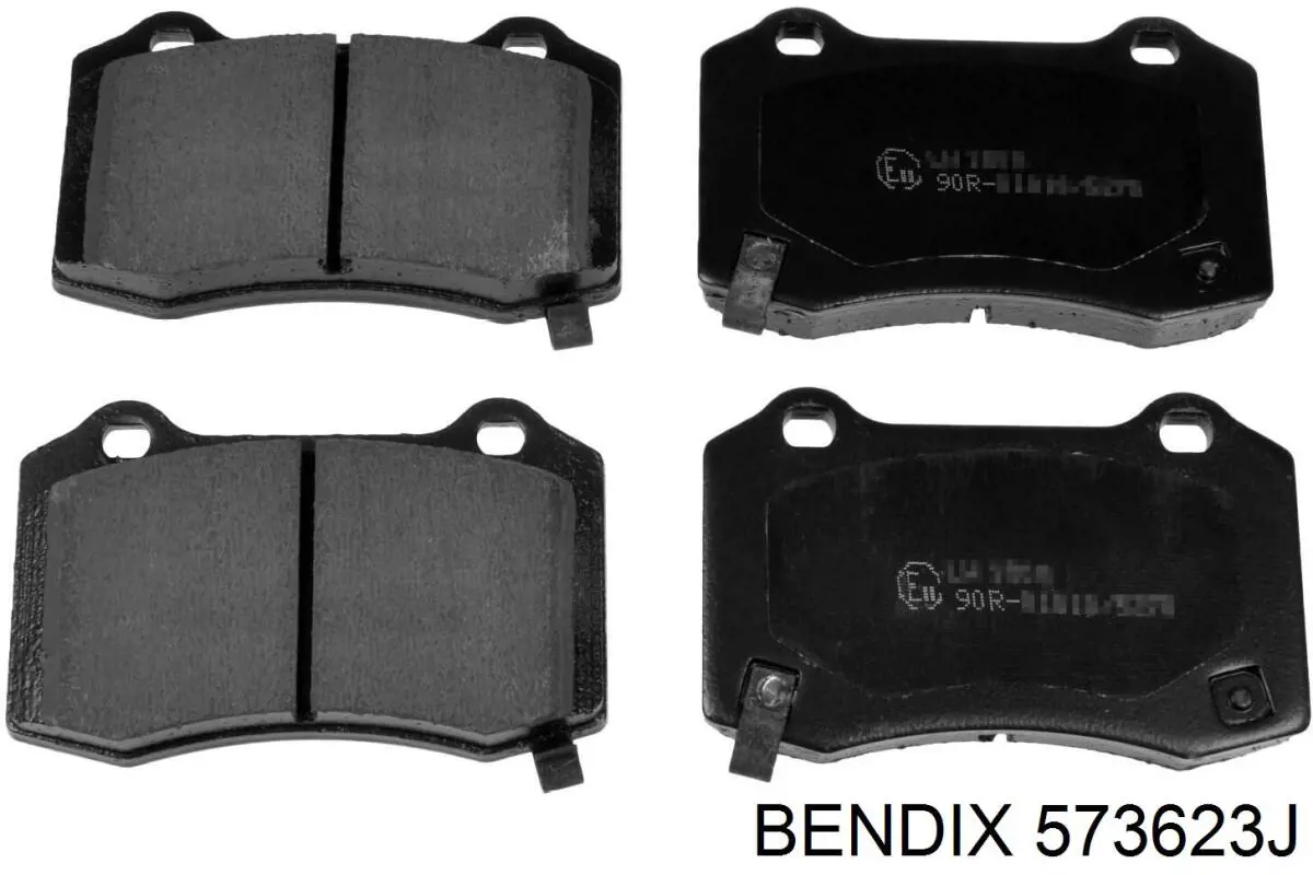 Pastillas de freno traseras 573623J Jurid/Bendix