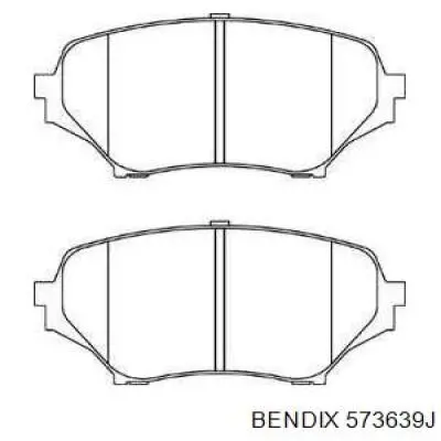 Передние тормозные колодки 573639J Jurid/Bendix