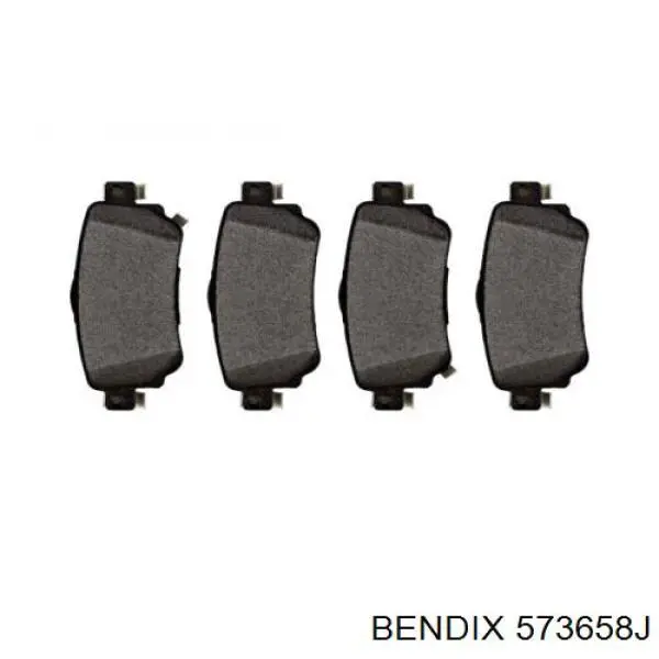 Колодки дисковые  Jurid/Bendix 573658J цена, от 22.33 USD