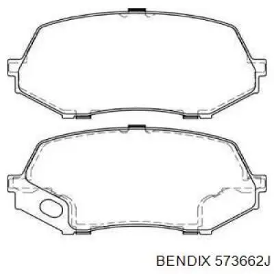 Купить 573662J Jurid/Bendix Колодки тормозные