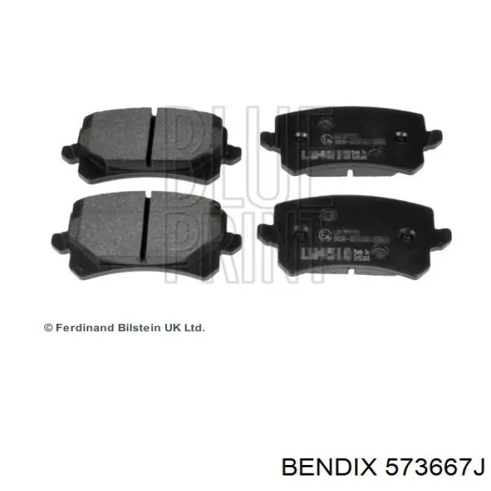 Колодки дисковые  Jurid/Bendix 573667J цена, от 29.24 USD