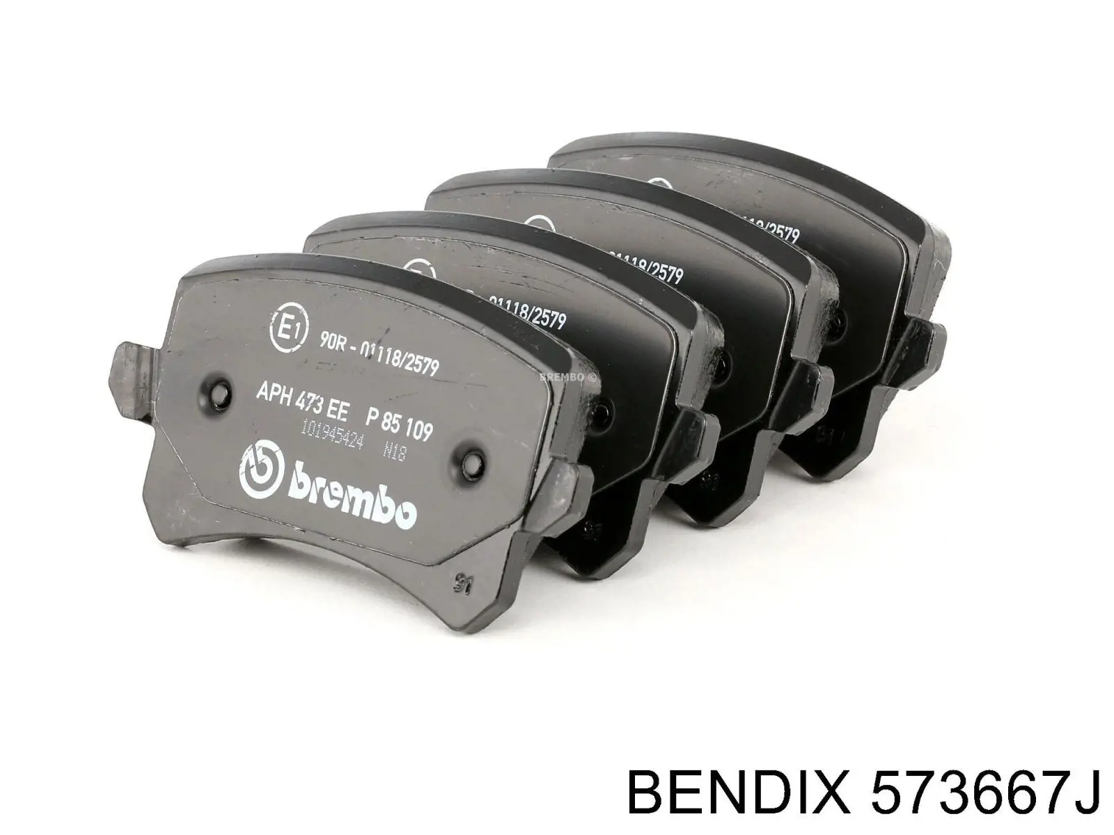 Sapatas do freio traseiras de disco Jurid/Bendix 573667J preço, a partir de 106,10 USD