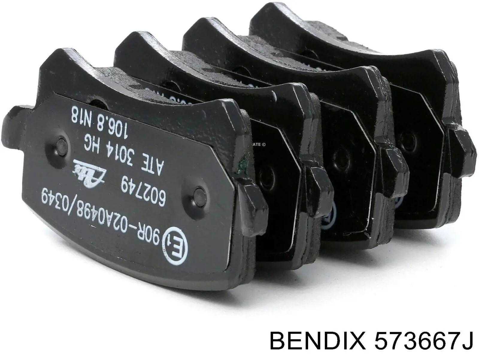 Compre 573667J Jurid/Bendix Sapatas do freio traseiras de disco