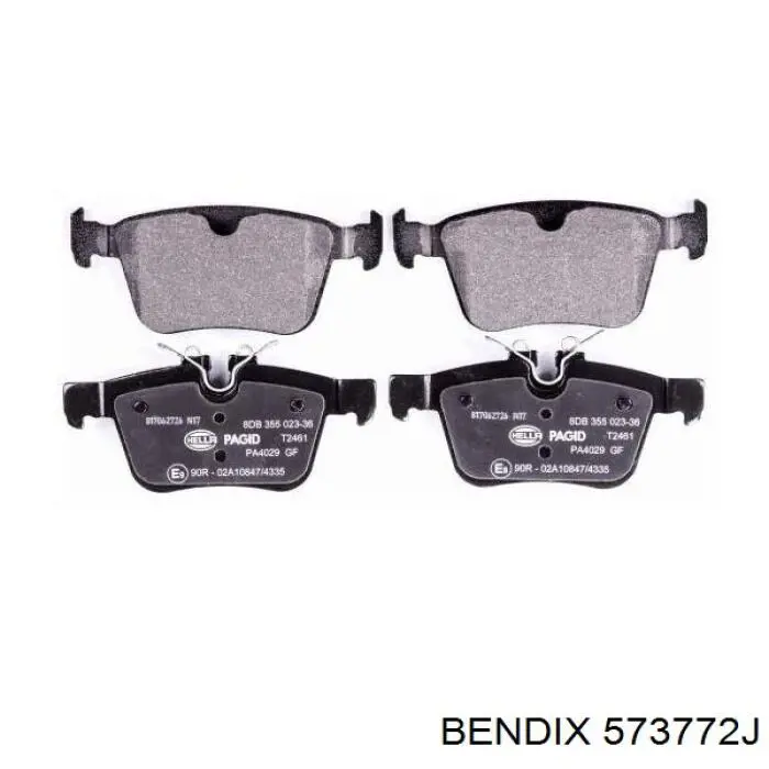 Колодки дисковые  Jurid/Bendix 573772J цена, от 44.05 USD
