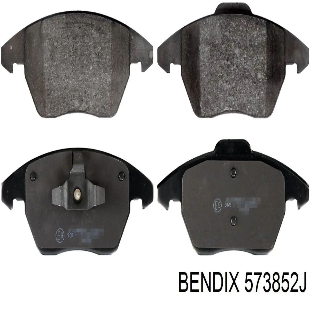 Передние тормозные колодки 573852J Jurid/Bendix