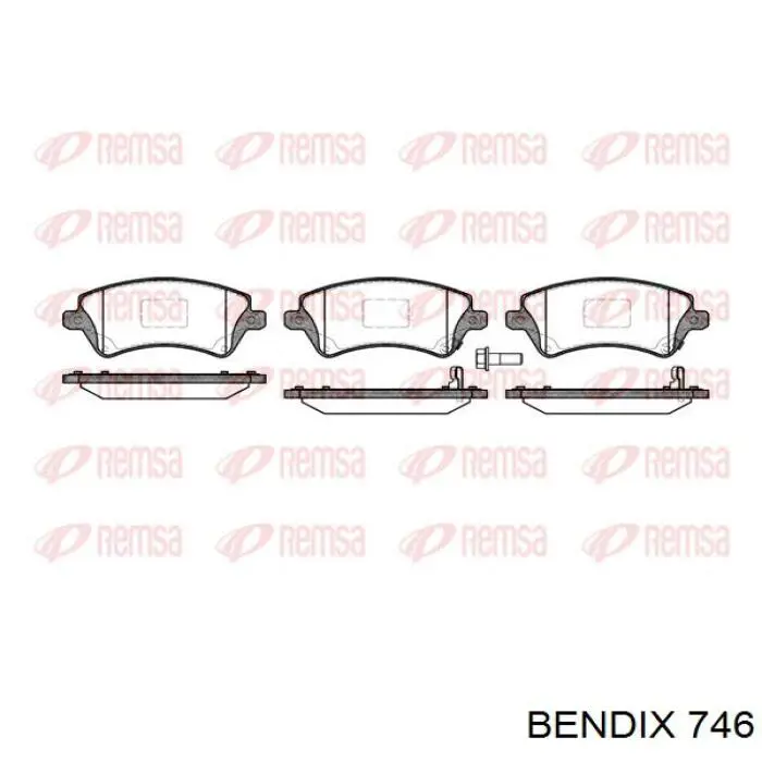 Колодки Wagner ZX746 цена, от 55.75 USD