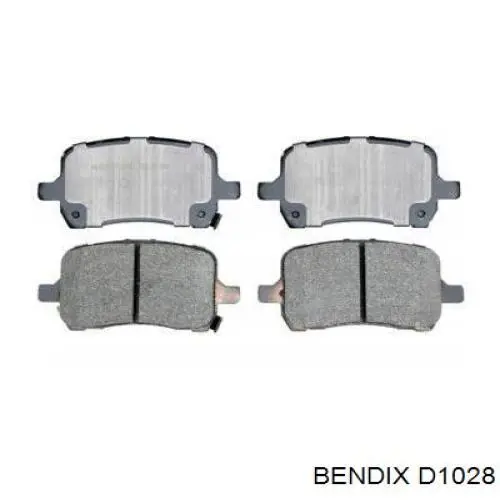 Купить D1028 Jurid/Bendix Колодки тормозные