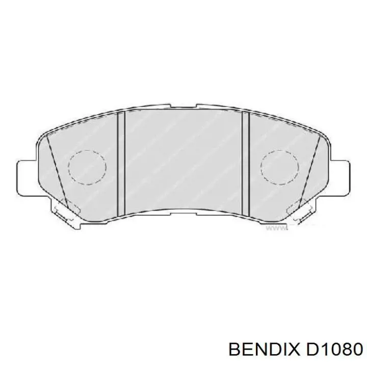 D1080 Jurid/Bendix Колодки передние