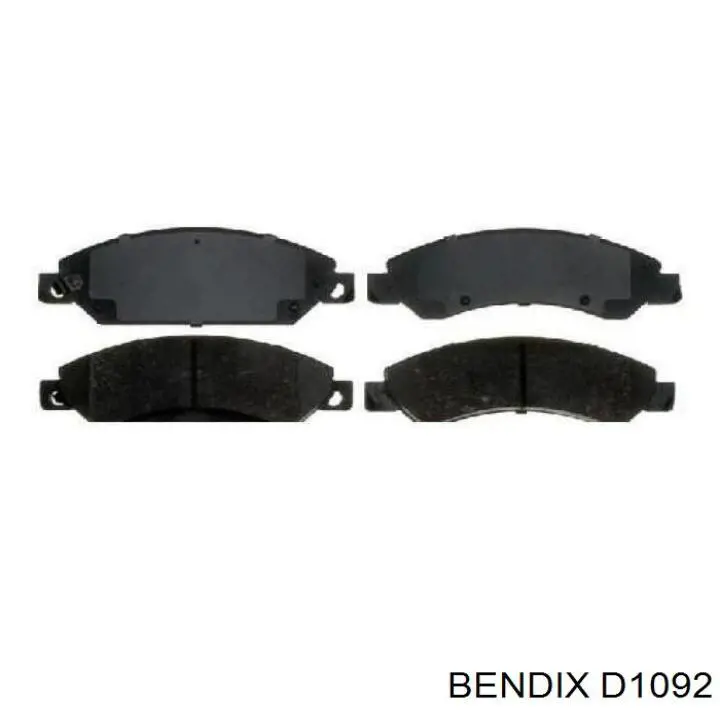 D1092 Jurid/Bendix Колодки передние