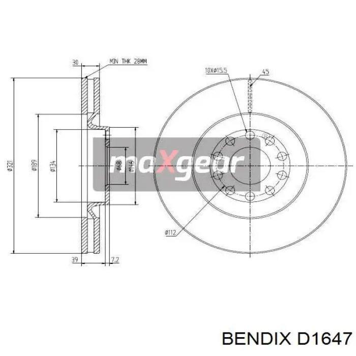 Задние дисковые колодки Asimco KD7448