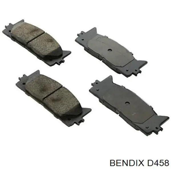 D458 Jurid/Bendix задние тормозные колодки