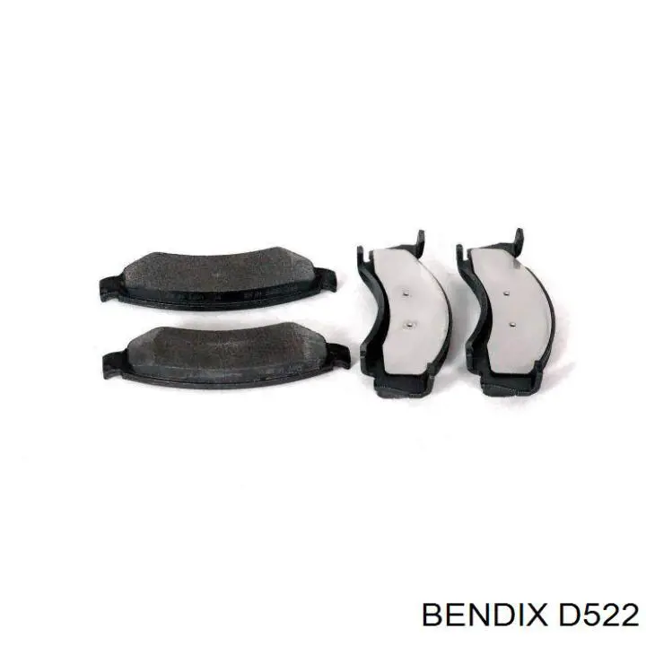 D522 Jurid/Bendix Колодки передние