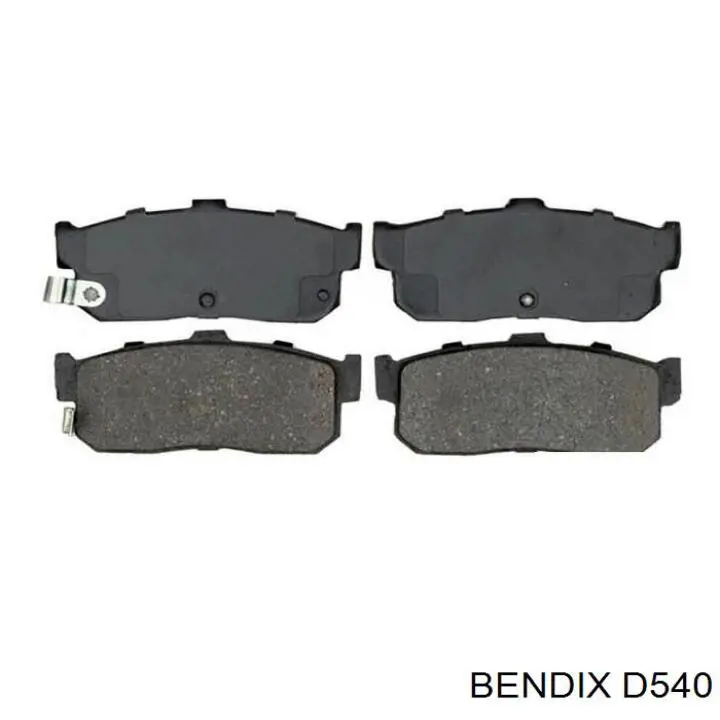 Колодки дисковые  Jurid/Bendix D540 цена, от 13.91 USD