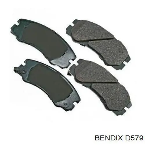 D579 Jurid/Bendix колодки тормозные передние дисковые