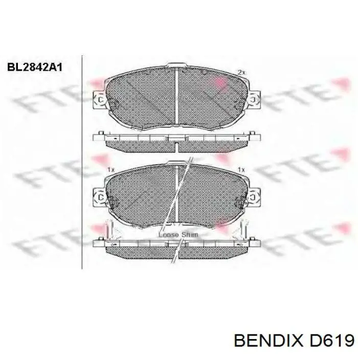 Купить D619 Jurid/Bendix 