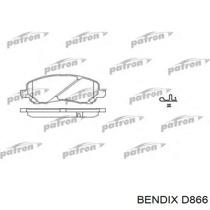 Колодки Jurid/Bendix D866 цена, от 30.01 USD