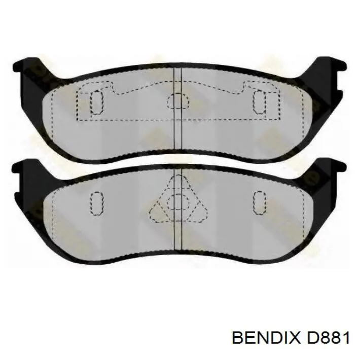 Колодки дисковые  Jurid/Bendix D881 цена, от 35.47 USD