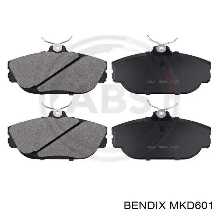 MKD601 Jurid/Bendix колодки тормозные передние дисковые