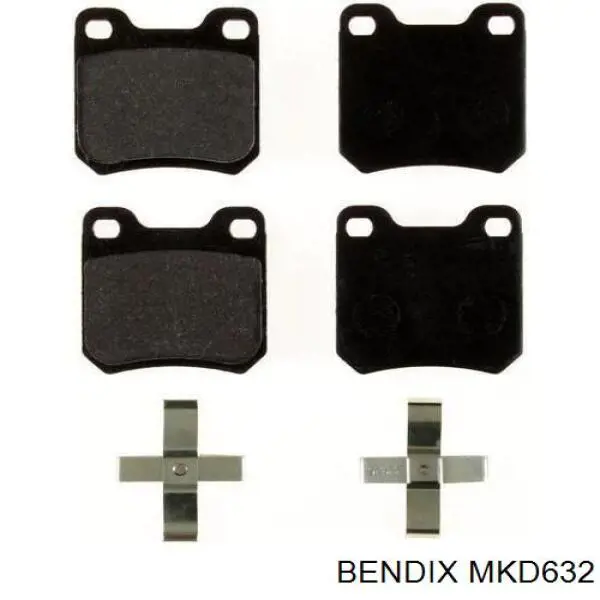 Купить MKD632 Jurid/Bendix Колодки тормозные