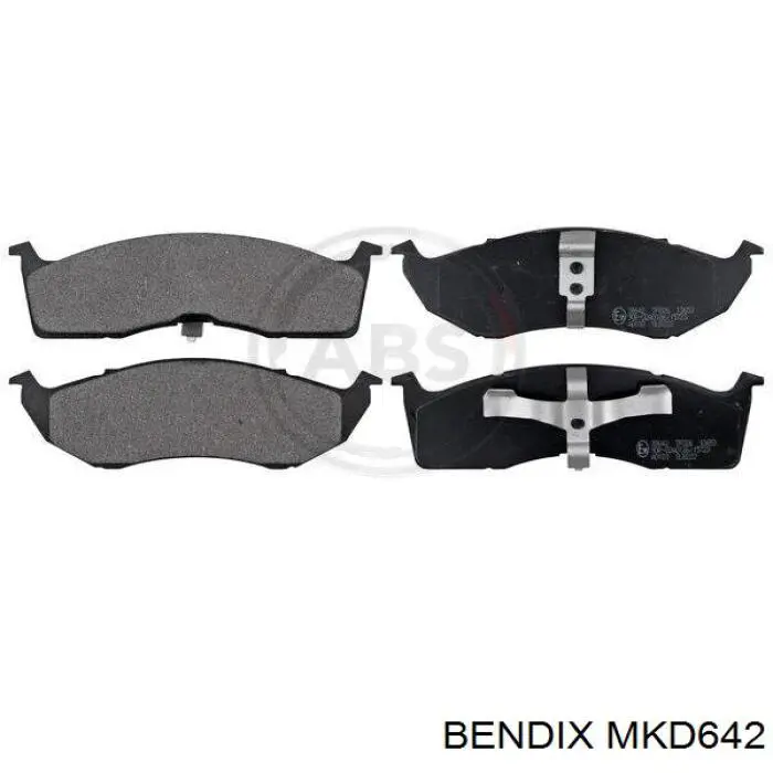 Колодки Jurid/Bendix MKD642 цена, от 23.24 USD