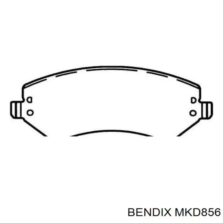 Купить MKD856 Jurid/Bendix Колодки тормозные