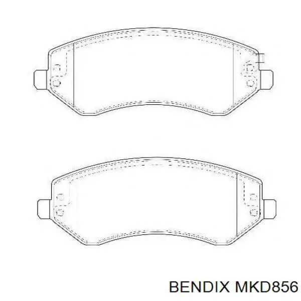 MKD856 Jurid/Bendix Колодки передние