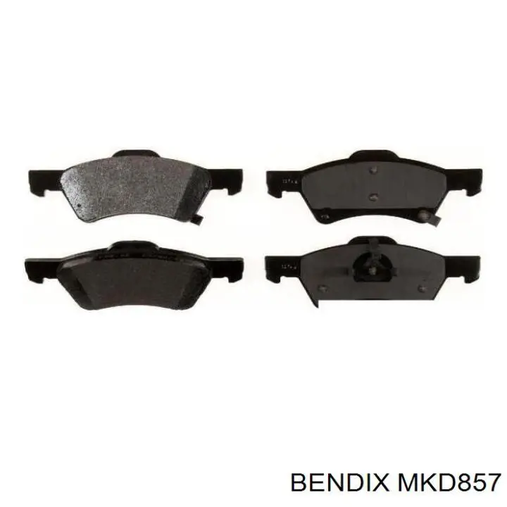 Колодки Jurid/Bendix MKD857 цена, от 25.37 USD