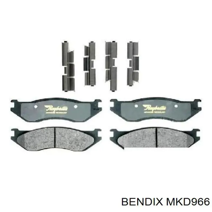 Передние тормозные колодки V1010556 Chrysler