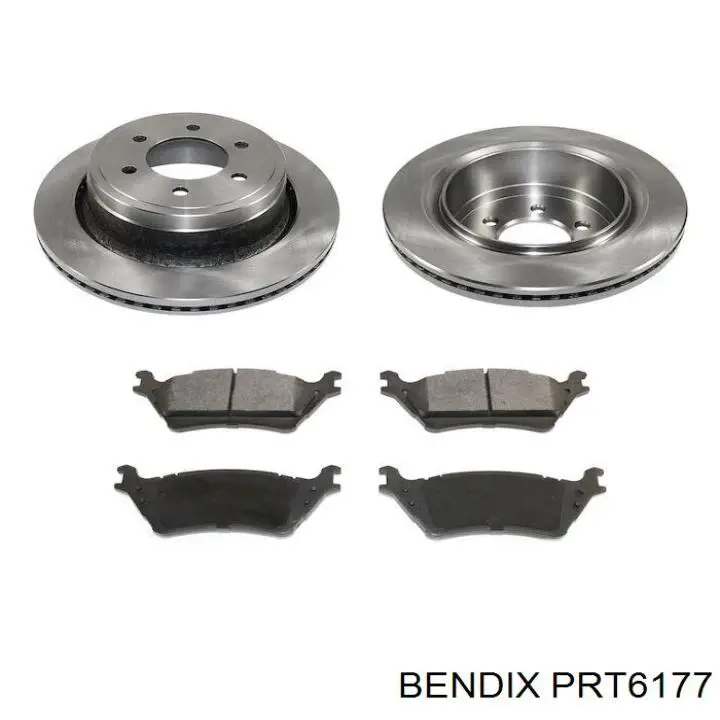 Купить PRT6177 Jurid/Bendix Диск тормозной задний