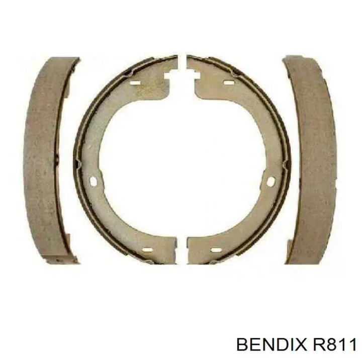 Колодки ручника R811 Jurid/Bendix