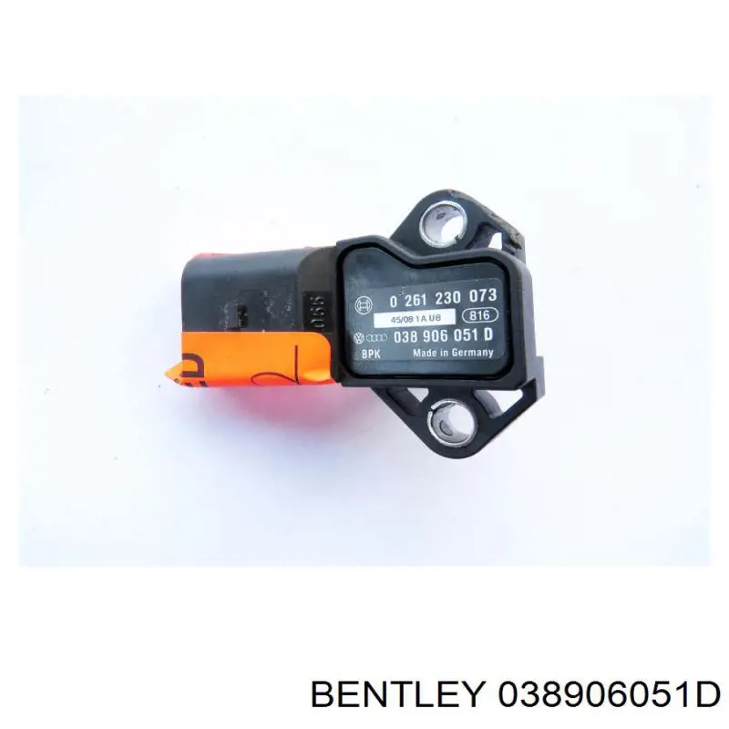Sensor de presion de carga (inyeccion de aire turbina) 038906051D Bentley