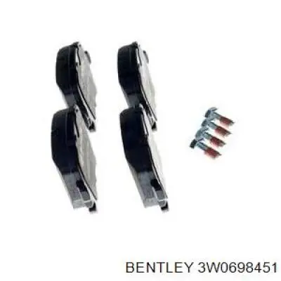 Колодки дисковые  Bentley 3W0698451 цена, от 28.80 USD