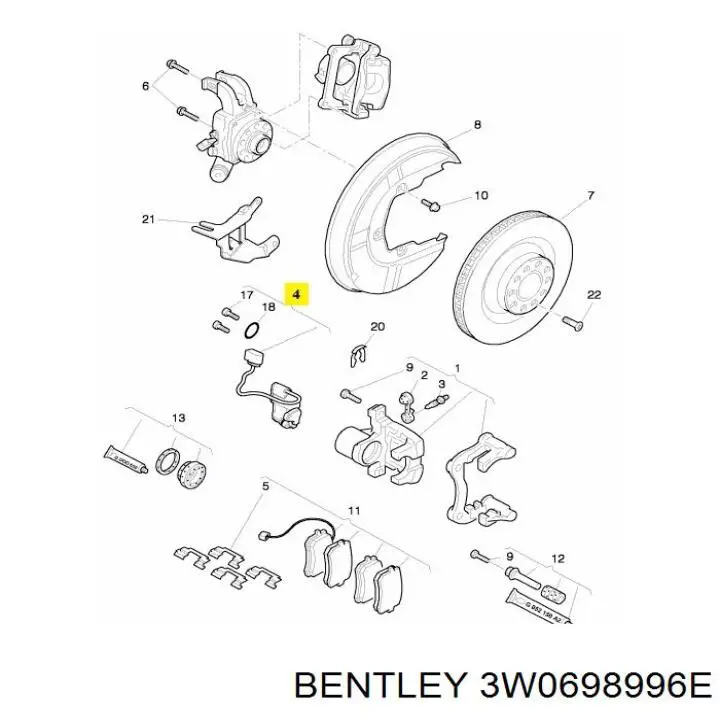 3W0698996E Bentley 