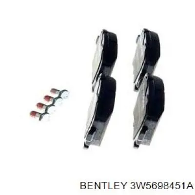 3W5698451A Bentley Колодки тормозные дисковые комплект