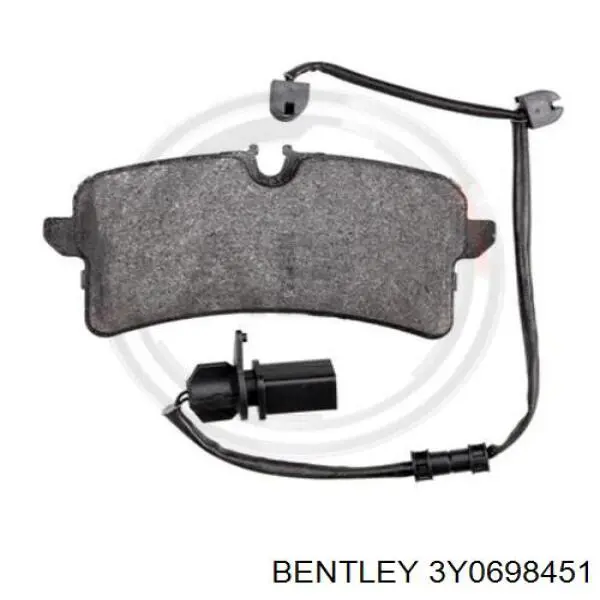 3Y0698451 Bentley Колодки тормозные дисковые комплект