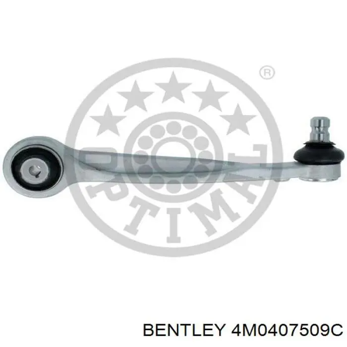 4M0407509C Bentley braço oscilante superior esquerdo de suspensão dianteira