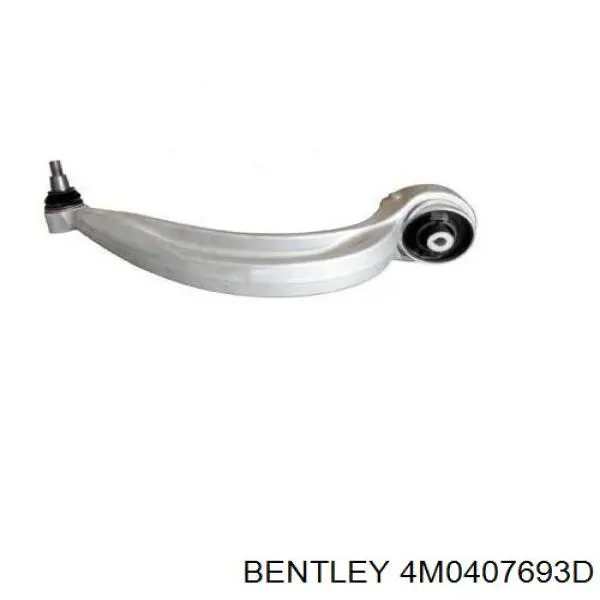 4M0407693D Bentley braço oscilante inferior esquerdo de suspensão dianteira