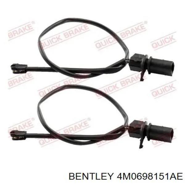 4M0698151AE Bentley sapatas do freio dianteiras de disco