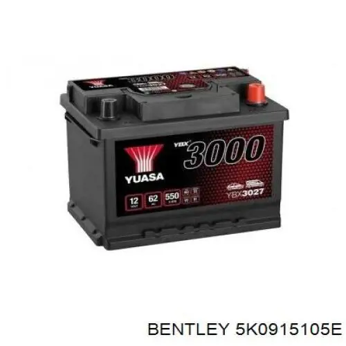 Batería de arranque 5K0915105E Bentley