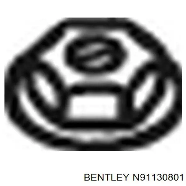 Tuerca del colector de escape N91130801 Bentley