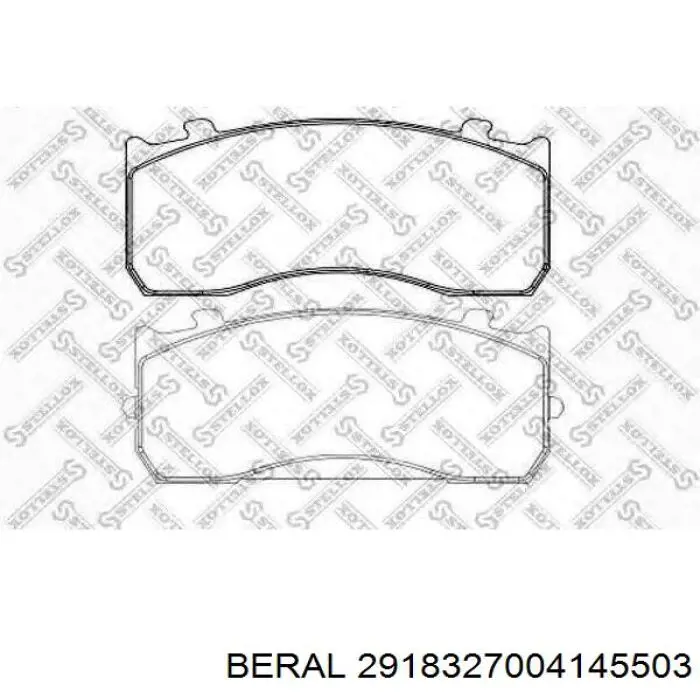 Передние тормозные колодки 2918327004145503 Beral