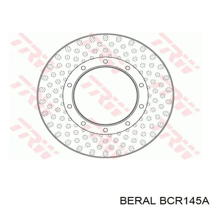 BCR145A Beral диск тормозной передний