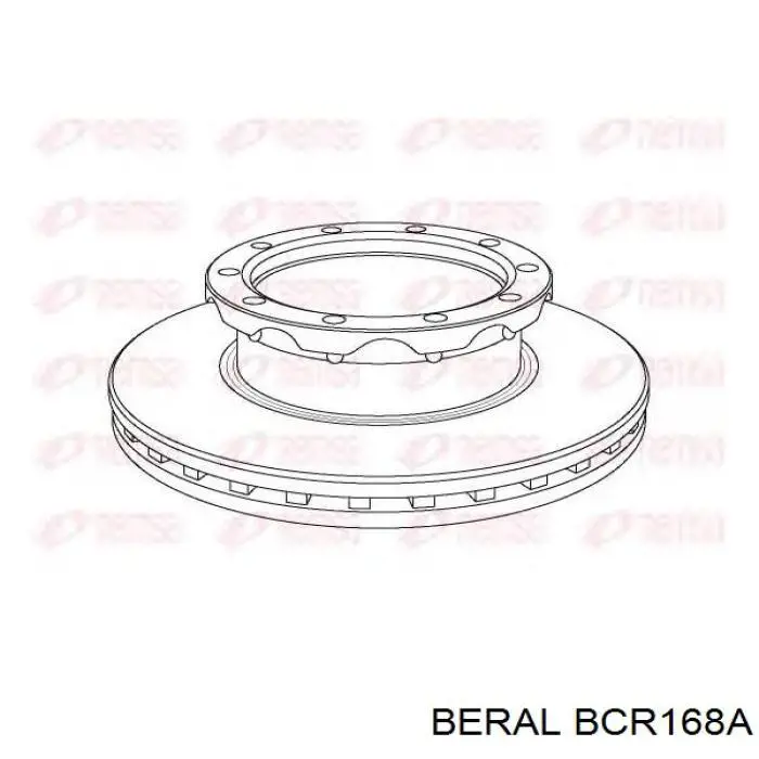 Тормоз дисковый передний Beral BCR168A цена, от 157.43 USD